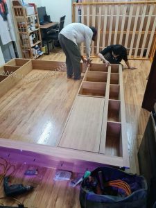 sửa kệ gỗ bị bung mối nối