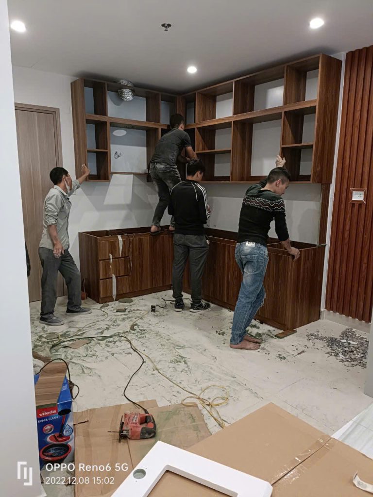 Thợ sửa tủ bếp